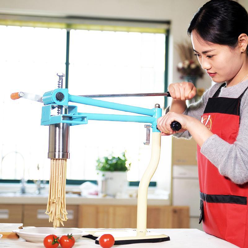家用饸饹床子手动饸烙粉条压面机河洛机压面条机器不锈钢压面机