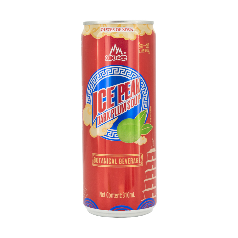 冰峰西安老字号低糖酸梅汤饮料 310ml*24罐装传统古法熬制果汁饮品饮料整箱装