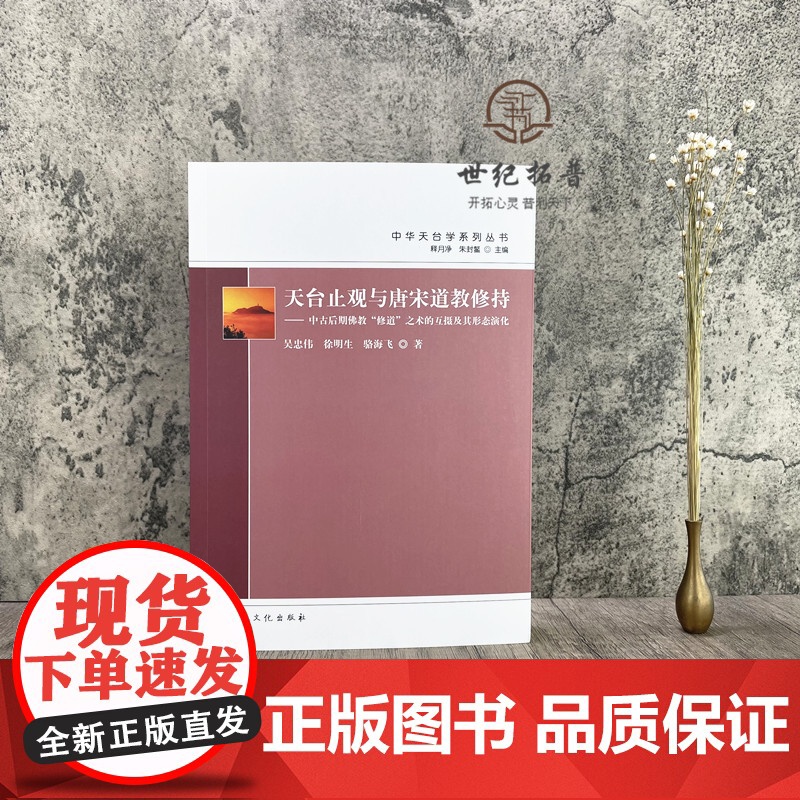 正版 天台止观与唐宋道教修持 吴忠伟 徐明生 骆海飞著 宗教文化出版社 摩诃止观 智頭天台止观教程的结构分析高清大图