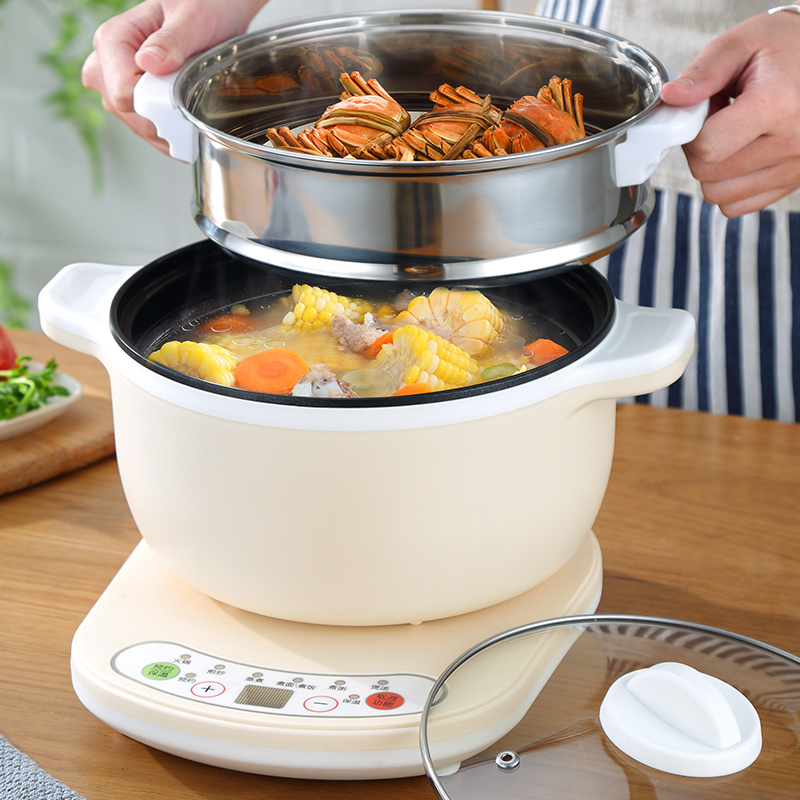 多功能电煮锅分体式电热锅家用学生宿舍煮面小电电火锅