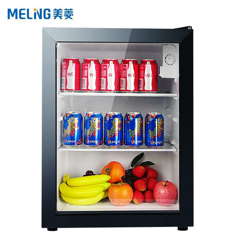 美菱 (MELING)80升立式家用冰吧 冷藏保鲜迷你展示柜 茶叶水果护肤品小型冰柜展示柜SC-80L
