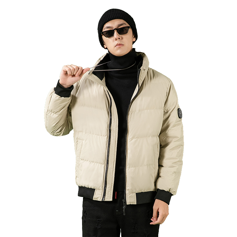 雪中飞夹克式短款立领时尚男士羽绒服 X00145565F