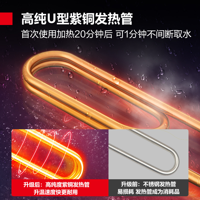德玛仕(DEMASHI)开水器 商用开水机烧水器 电热工厂公司用饮水机热水机热水箱开水炉 KS-60P(220V)