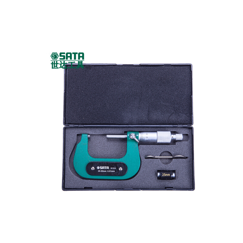 世达(SATA) 外径千分尺 0-25MM 91531