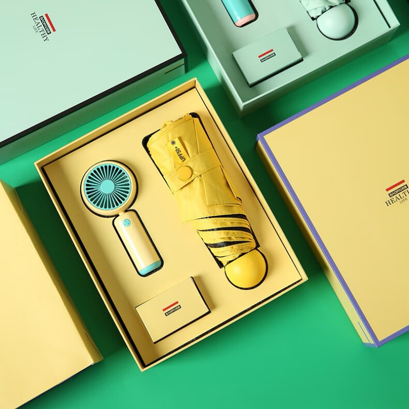 豹牌 BP-T5玻璃杯套装 手持小风扇玻璃杯雨伞保温杯笔记本高清大图