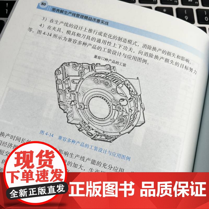 正版套装 图表解生产线管理精益改善实战+图表解设备全过程规范管理手册-全2册套装高清大图