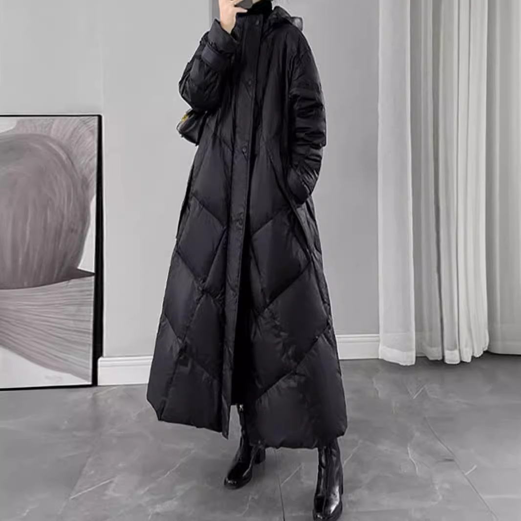 2025年新款大码棉服女冬中长款加厚韩版外套胖MM宽松棉衣潮流棉袄高清大图