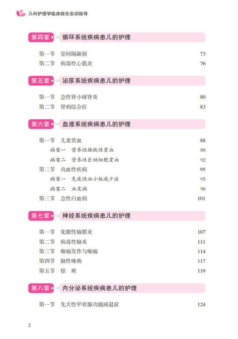 儿科护理学临床综合实训指导高清大图