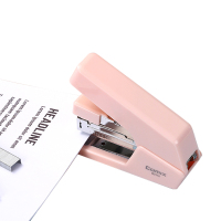 齐心 B3114 省力订书机 20页 珊瑚粉