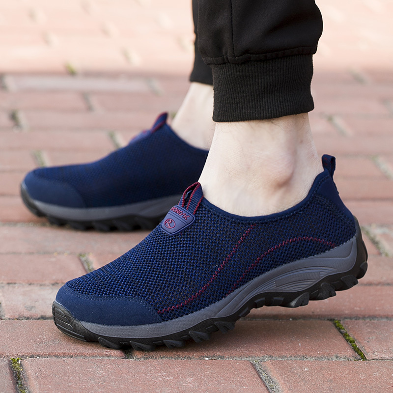 荣仕健康鞋中老年健步软底妈妈鞋轻便舒适老人鞋夏季透气防滑鞋女