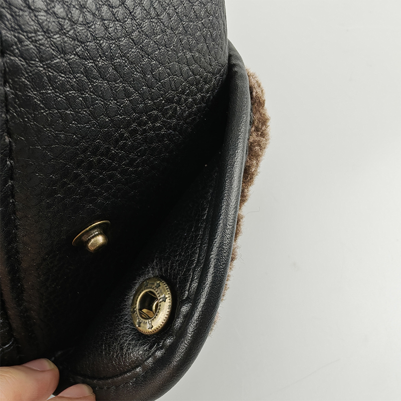 鸽护 雷锋帽 GH194QDK-毛边款[咖啡色] 顶高清大图