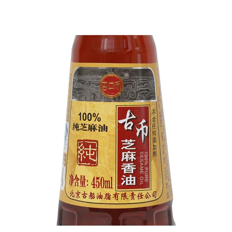 古币纯芝麻香油450ml