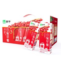蒙牛谷粒晚牛奶红谷学生成人谷物牛奶饮品250ml*12盒整箱