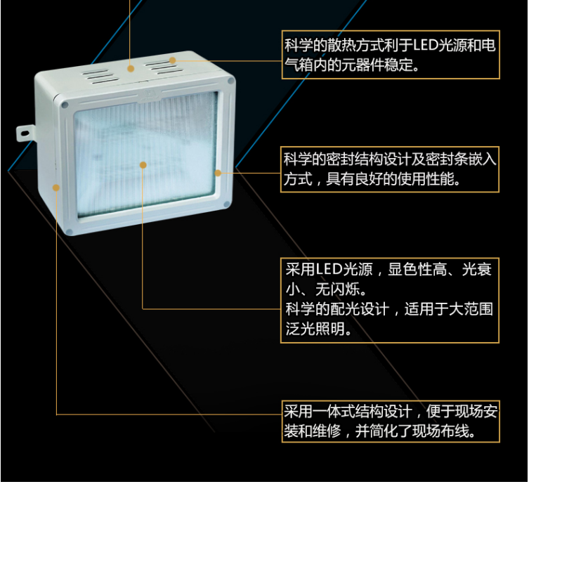 华荣led照明灯具GT311 48W
