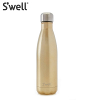 美国S’well 保温杯 GWB-CHMP19 500ml闪烁香槟不锈钢保温保冷水杯男女便携式情侣杯