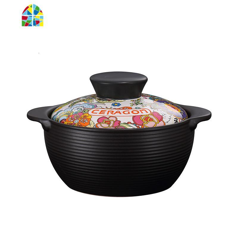 日式陶瓷砂锅家用燃气可高温大小号沙锅煲仔饭瓦罐汤养生炖锅 FENGHOU 1.5L奶锅[适用1-3人][烧坏换新]图片