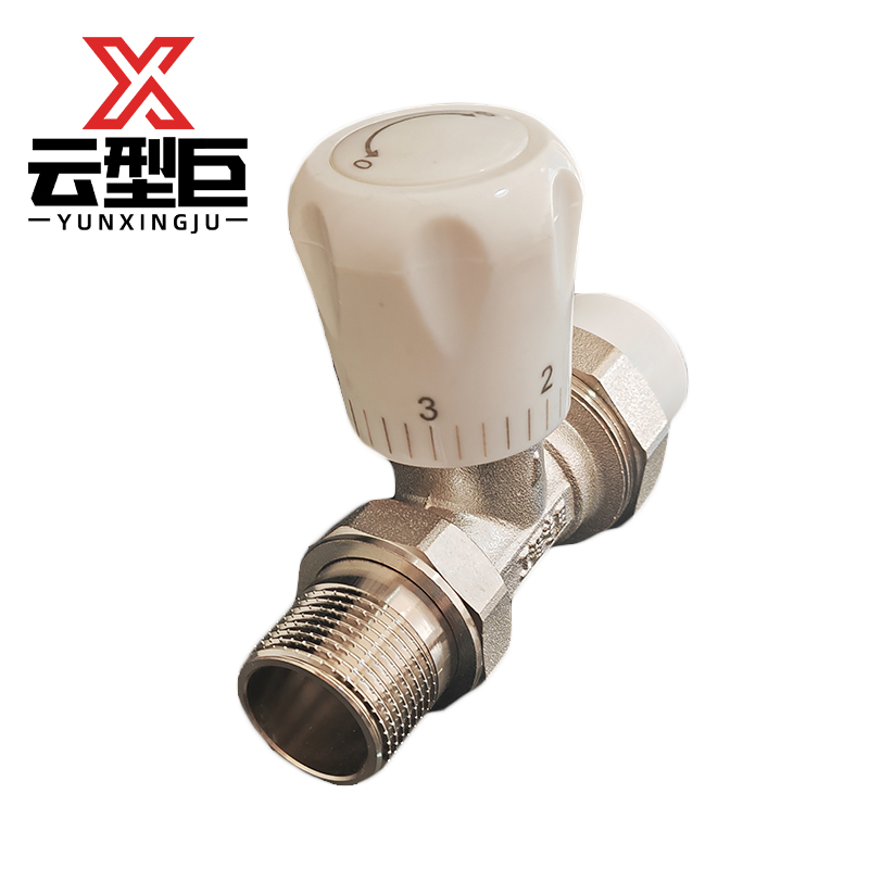 云型巨 直式温控阀 家用暖气片散热器配件 PPR25*3/4 单位:个高清大图