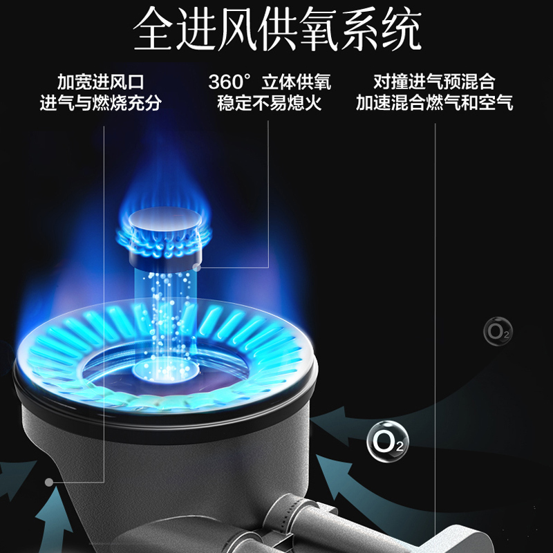 万和(Vanward)天燃气灶具煤气炉台式双灶家用5.2KW猛火 JZT-MB08-D9