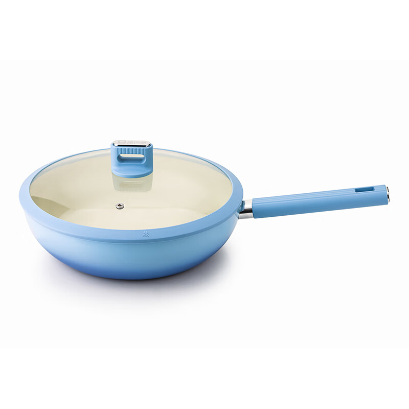 康巴赫溢彩不粘炒锅两件套LPB-CT30A高清大图