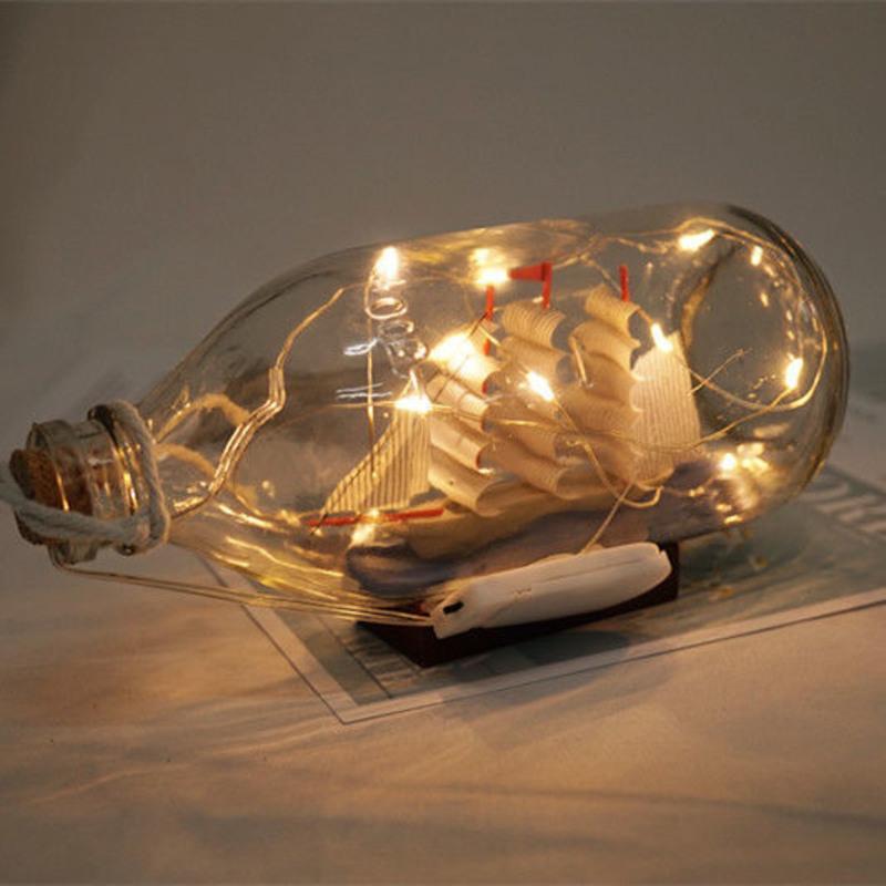 帆船模型漂流许愿瓶生日送男女生闺蜜朋友有意义许愿瓶