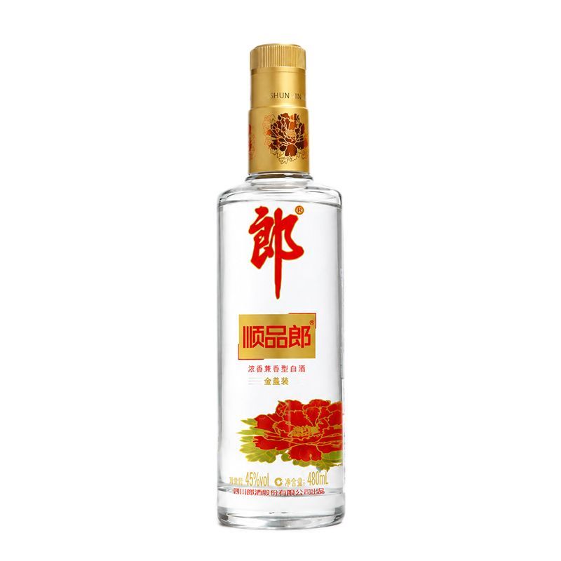 郎酒顺品郎 45度480mL 浓酱兼香型 白酒光瓶装 新老款随机发货高清大图