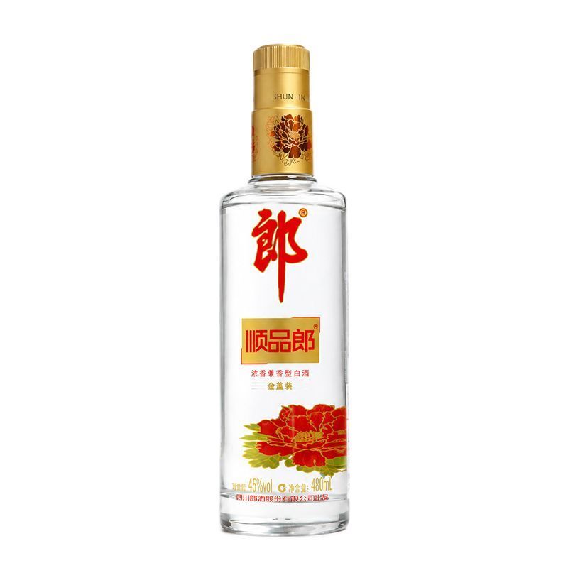 郎酒顺品郎 45度480mL 浓酱兼香型 白酒光瓶装 新老款随机发货