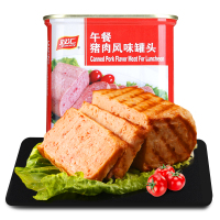 双汇午餐肉火锅螺蛳粉火鸡面泡面拍档，340g双汇午餐（猪肉）风味罐头*6罐