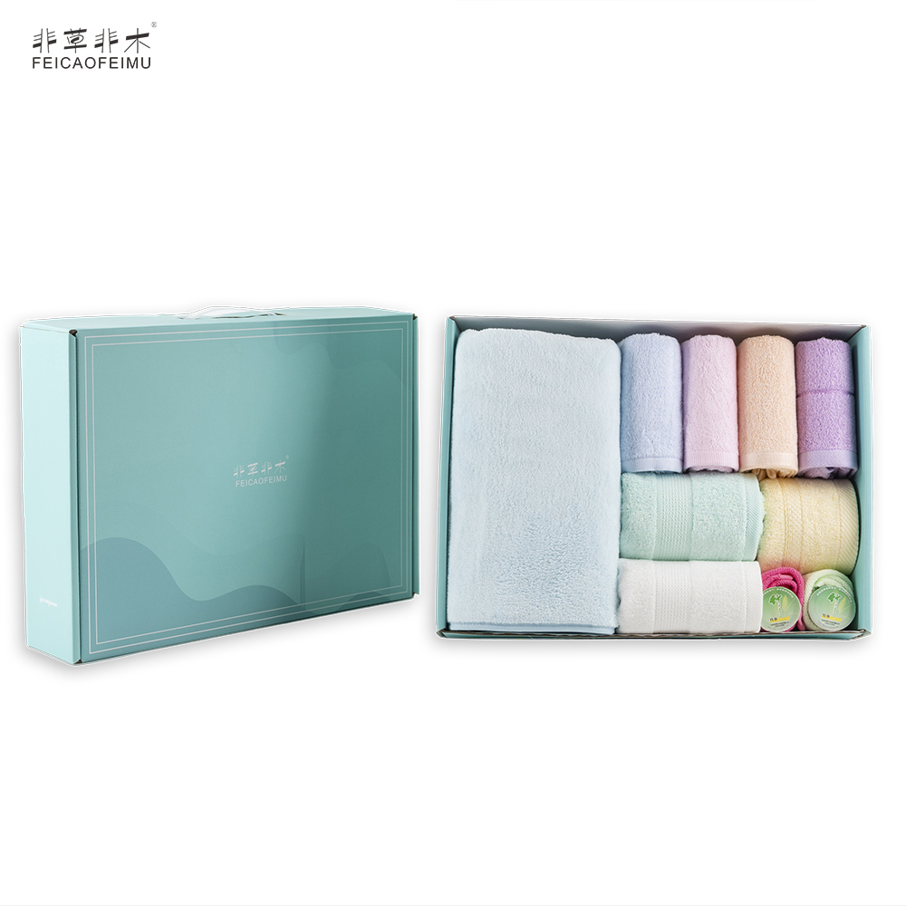 浴巾毛巾12件套 FM-3170/盒高清大图