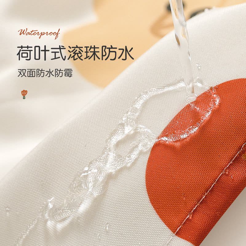 [补贴10%]浴室浴帘隔断卫生间免打孔套装淋浴防霉帘子洗澡间防水布门帘窗帘图片