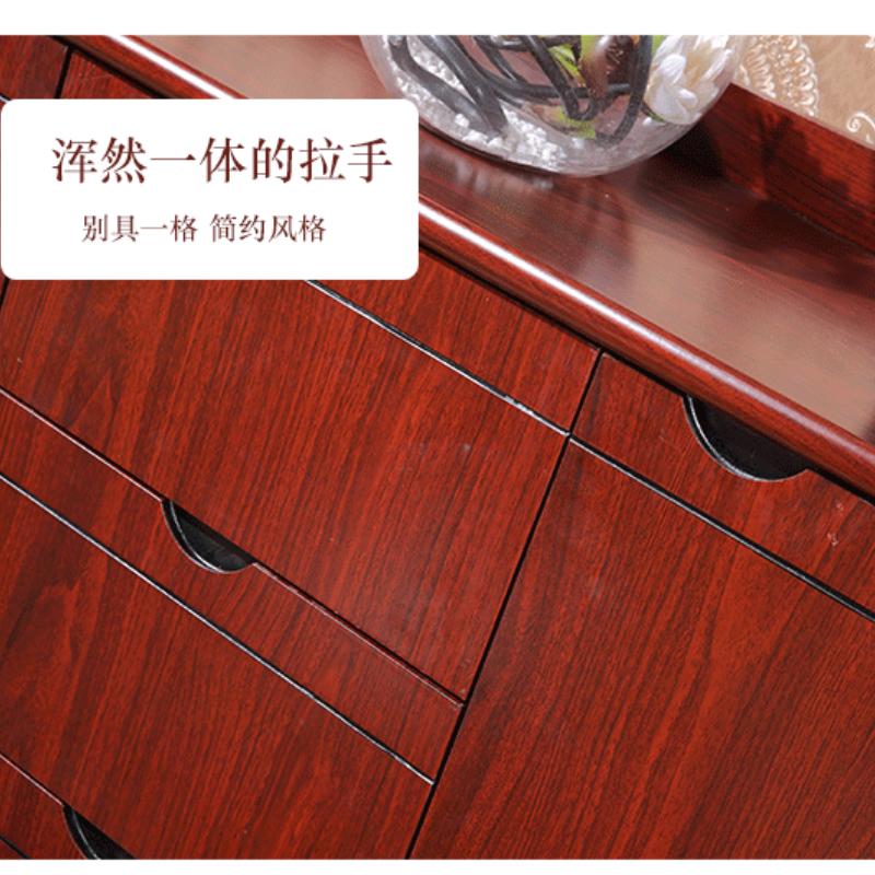 伊洛源茶水柜两门两抽台高清大图