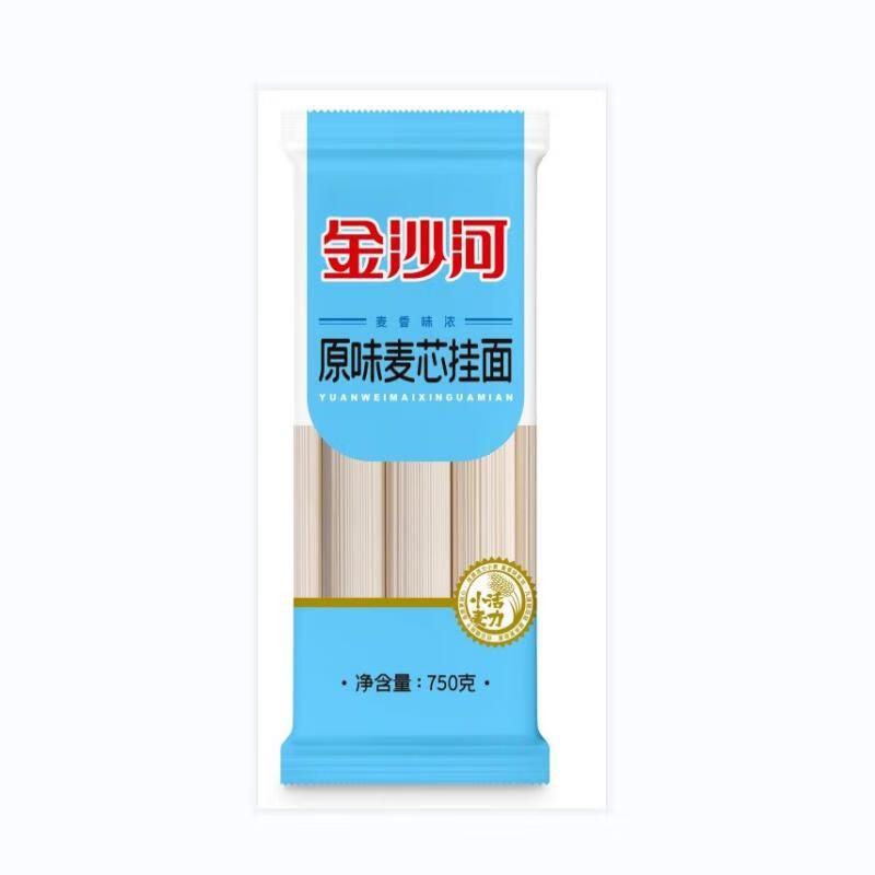 金沙河原味麦芯挂面750g*3