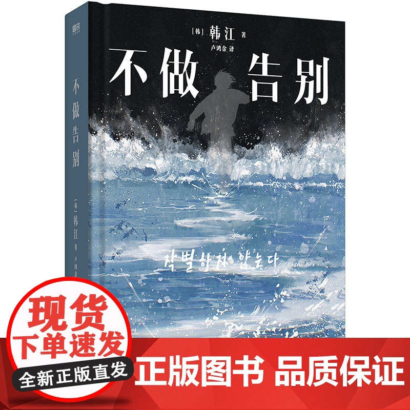 [2024年诺贝尔文学奖得主]不做告别 韩江 布克奖得主作品另著素食者/白/植物妻子/失语者作者外国现当代文学中长篇小说高清大图