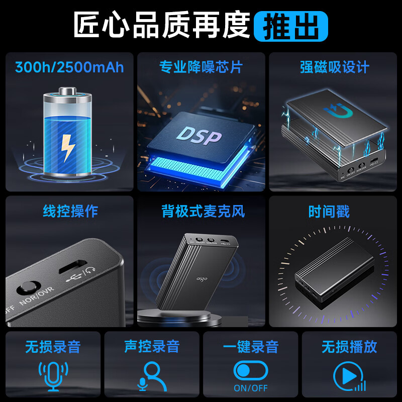 爱国者R997732G一键录音智能专业录音单位:台高清大图