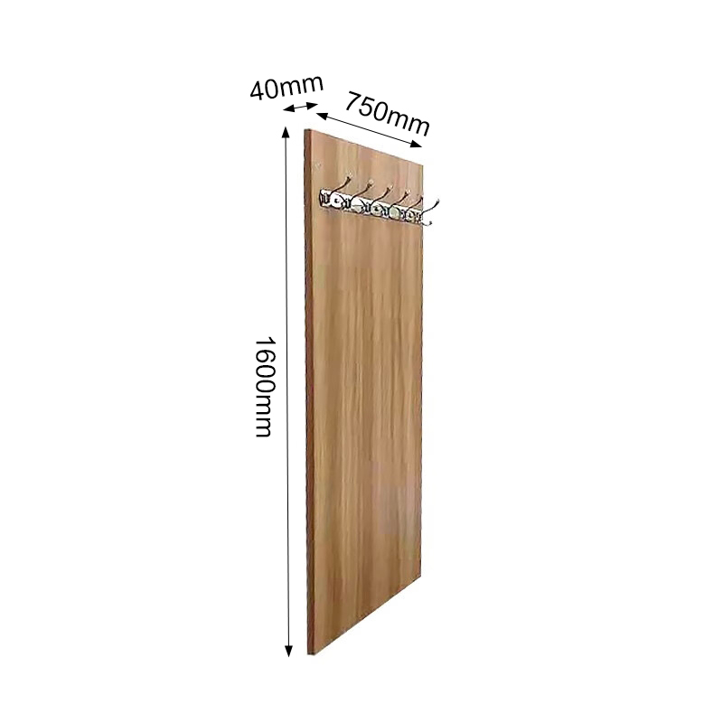 是尚 实木衣帽挂衣板 750*40*1600mm/张高清大图