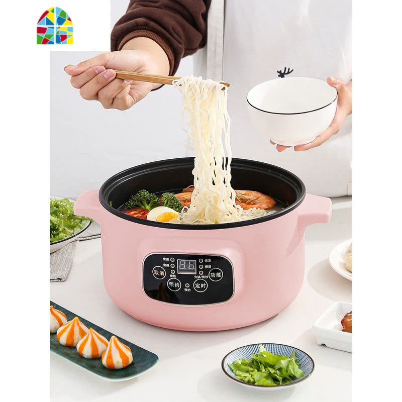 炖锅小电炖锅煮粥1人家用快速煲粥2-3人便捷全自动稀饭锅熬粥 FENGHOU 2.6L卡其色(智能歀)适合2-3人图片