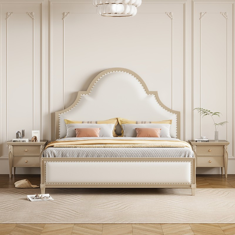 宜木雅居 美式实木床轻奢1.