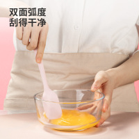 炊大皇辅食五件套 家用耐高温一体式铲勺刮刀套装宝宝辅食烘焙用硅胶铲硅胶刮刀 烧烤夹子 MQ28761