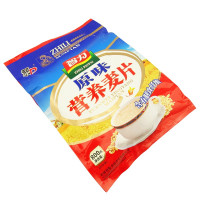 智力 营养燕麦片800g袋装 牛奶加钙 原味 中老年人即食冲饮早餐代餐粉 多种口味