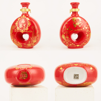 梅兰春 42度心形喜酒 芝麻香型 白酒 500ml 6瓶整箱装 婚宴喜宴用酒 中华老字号