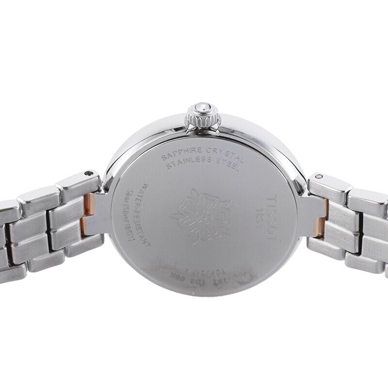 天梭（TISSOT）瑞士手表 弗拉明戈系列腕表 石英女表送女友 T094.210.22.111.00高清大图