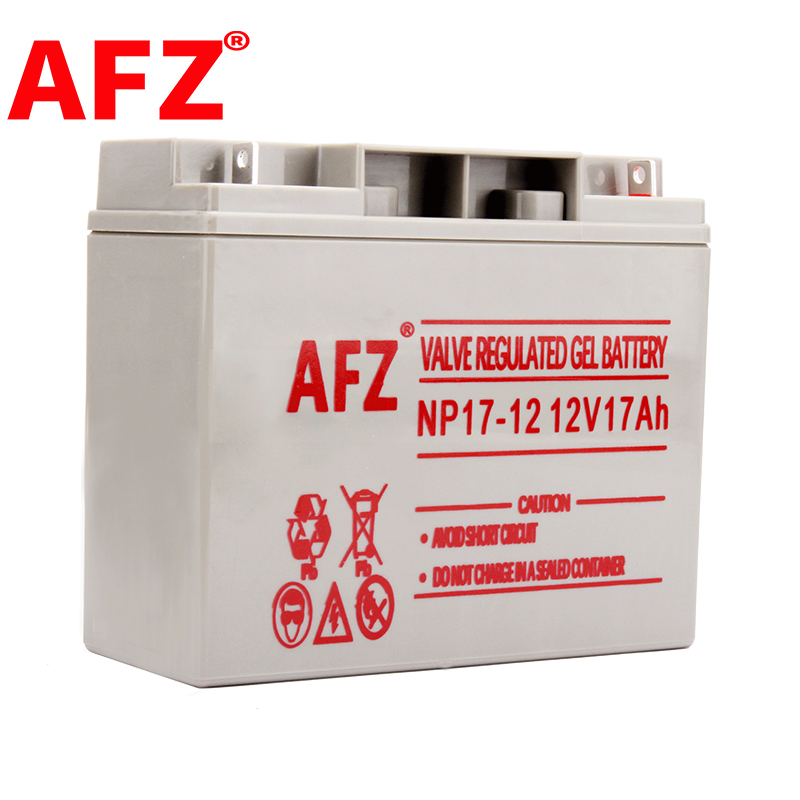 AFZ免维护蓄电池12V17AH电瓶路灯照明消防报警主机直流屏NP17-12高清大图