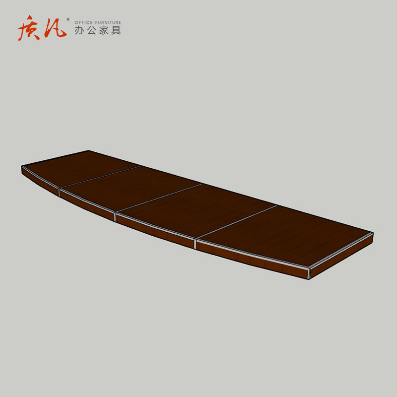 质凡定制教室教学地台 定制地台 W6250*D2000*H150高清大图