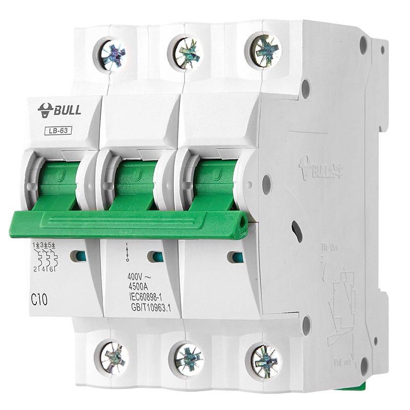 公牛(bull)开关插座面板空气开关空开 3P小型断路器 80A