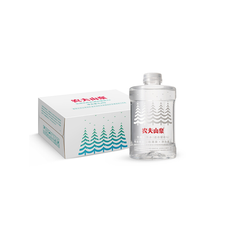 农夫山泉 饮用水 饮用天然水(适合婴幼儿) 1L*12瓶 整箱装 (单位:箱)