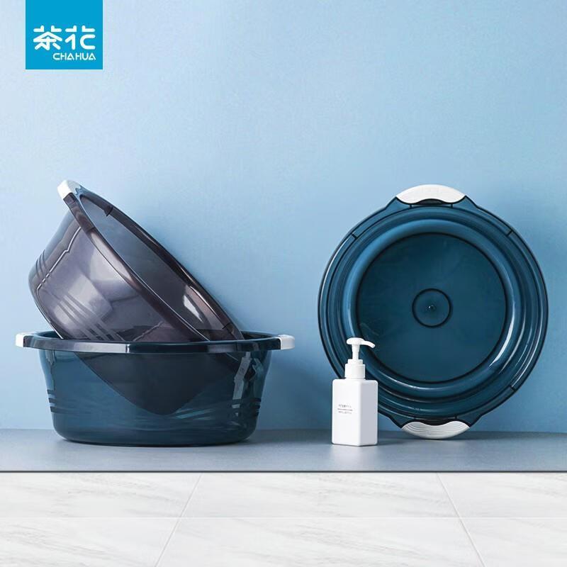 茶花(CHAHUA) 03421K 35CM把手防滑盆Ø35*14.5颜色随机(单位:个)