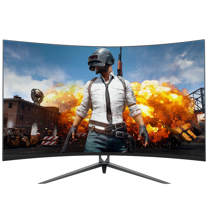 指天下 32英寸超薄曲屏 窄边框 液晶显示器 144hz HDMI高清游戏电竞曲面显示屏