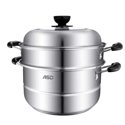 爱仕达成大厨·不锈钢两层复底蒸锅28cm（ZS28A4D）