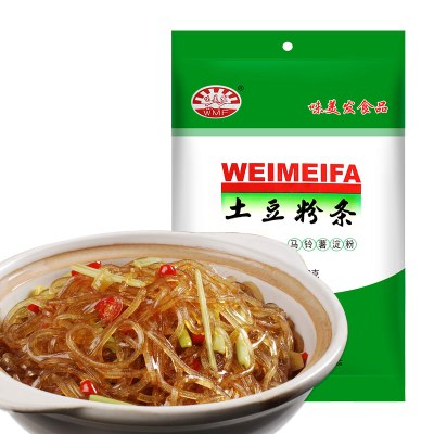 味美发 土豆粉条260gX2袋 土豆粉宽粉丝水晶粉条 火锅配菜