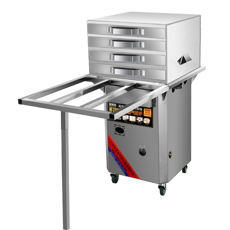 广东石磨肠粉机商用夜市摆摊古达 用燃气防干烧肠粉机