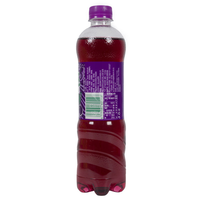 美年达葡萄味汽水550ml